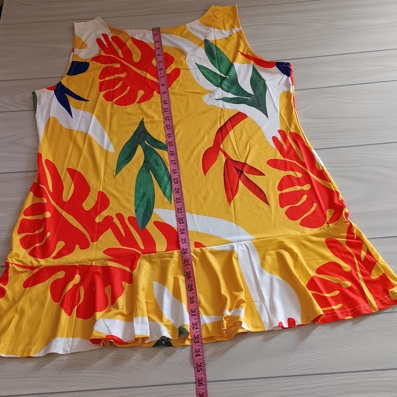 Women Fashion Graphic Printed Plus Size Ruffled Dress - Picture 10 of 12